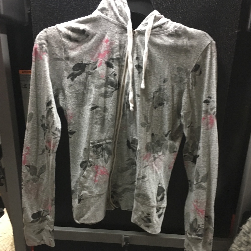 Large floral aeropostale hoodie